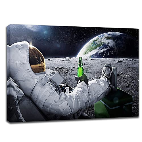 Huilida Spaceman Wall Art Decor Pictures