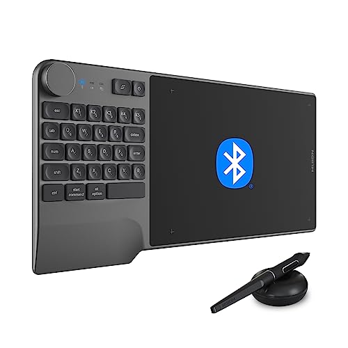 HUION Inspiroy Keydial KD200 Bluetooth Graphic Tablet