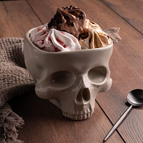 Human Skull Bowl for Eating
