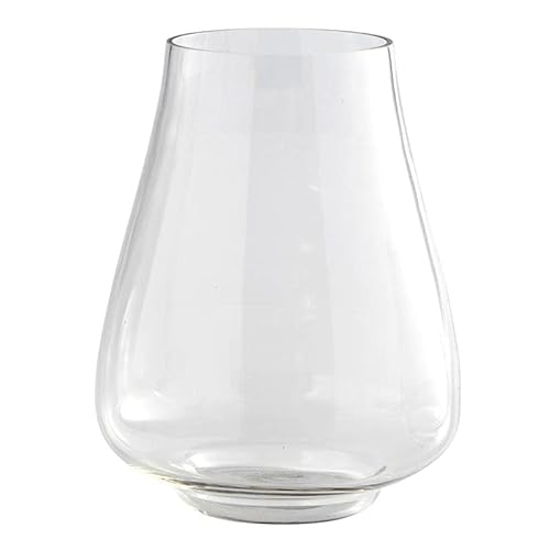 Hurricane Glass Flower Vase for Home Décor