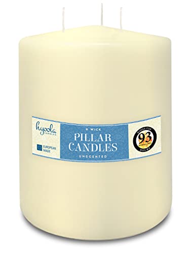 HYOOLA Ivory Candle - European Made, Unscented, Multipurpose
