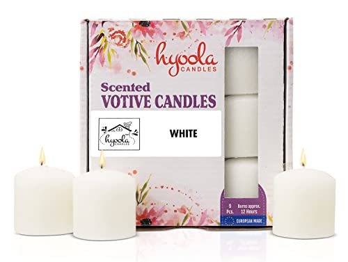 HYOOLA Scented Votive Candles - 12 Hour Burn Time
