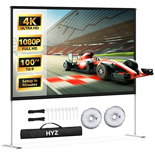 HYZ 100 inch Projection Screen