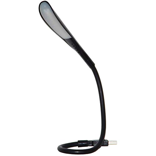 i2 Gear USB Reading Lamp with 14 LEDs Dimmable Touch Switch and Flexible Gooseneck