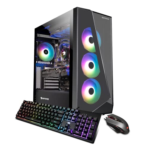 iBUYPOWER Gaming PC Computer Desktop SlateMono 307i