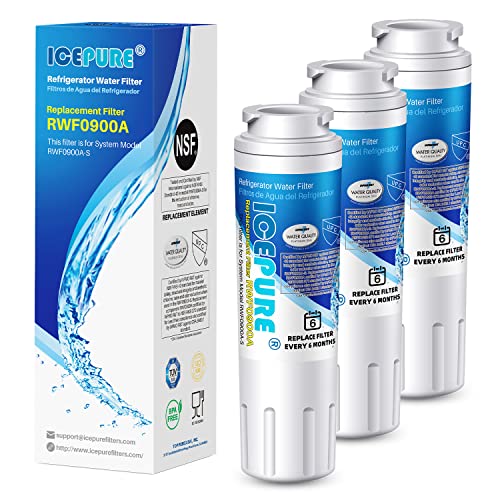 ICEPURE Refrigerator Water Filter 4, Pack of 3