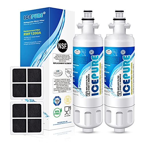 ICEPURE Refrigerator Water Filter and Air Filter Combo