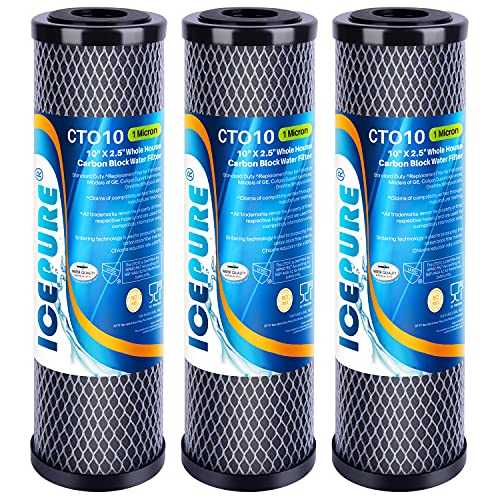 ICEPURE Whole House CTO Carbon Sediment Water Filter Cartridge