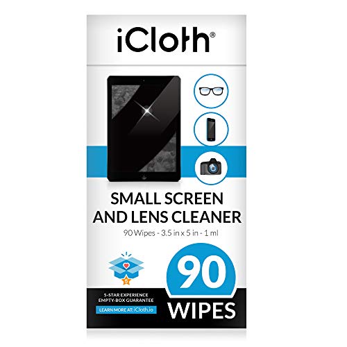 iCloth Lens Cleaning Wipes - The Ultimate Small Screen Cleaner