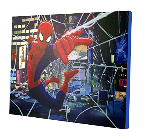 Idea Nuova Spider-Man LED Canvas Wall Art
