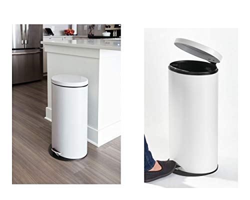 iDesign Easy-Step 30L Kitchen Waste Disposal Bin with Foot Pedal