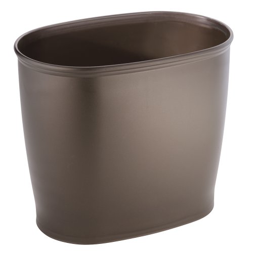 iDesign Oval Plastic Trash Can