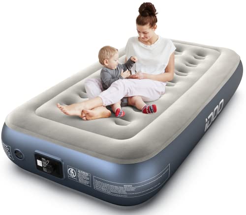 iDOO Twin Air Mattress with Built-in Pump