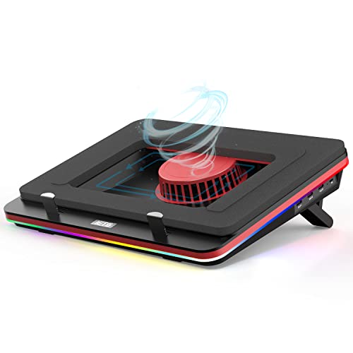 IETS GT500 Turbo-Fan RGB Laptop Cooling Pad