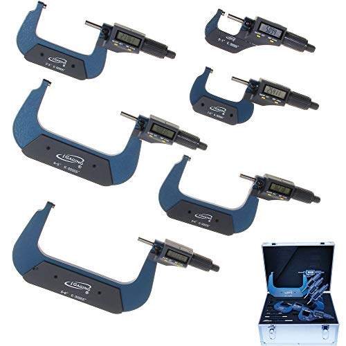 iGaging 0-6" Digital Electronic Outside Micrometer Set