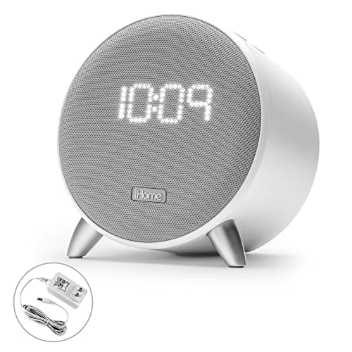 iHome Bluetooth Alarm Clock with 5W USB Charger