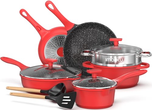 imarku 11-Piece Nonstick Cookware Set