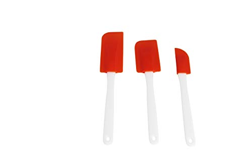 IMUSA USA Plastic Spatula Set, Orange