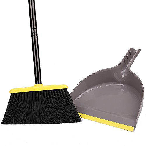 Indoor Broom with Dustpan Combo Set