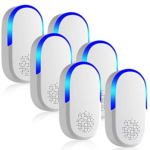 Indoor Ultrasonic Pest Repeller, 6 Packs