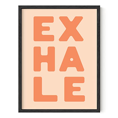 Inhale Exhale Yoga Wall Art Poster