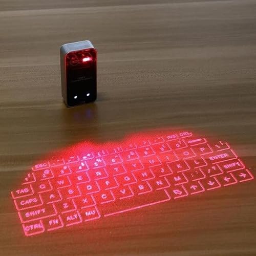 INKRAZ Laser Projection Virtual Laser Keyboard Phone Bluetooth Wireless Projection Screen Touch Infrared Office Portable Keyboard (B)