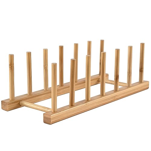 INNERNEED Bamboo Dish Rack Organizer