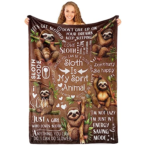 InnoBeta Sloth Throw Blanket