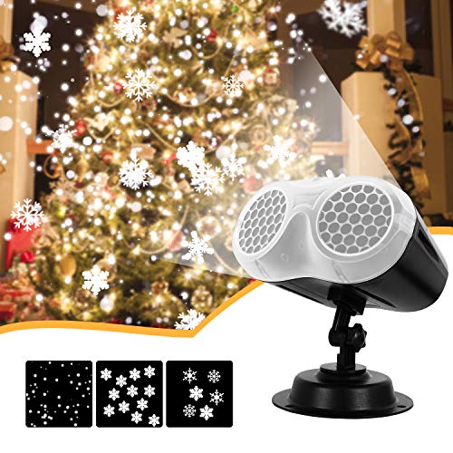 InPoTo Dynamic Snowflake Projector Lights