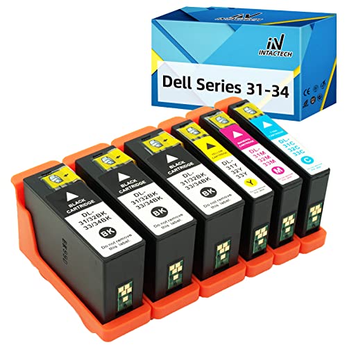 Intactech Dell Series 31 32 33 34 Ink Cartridges