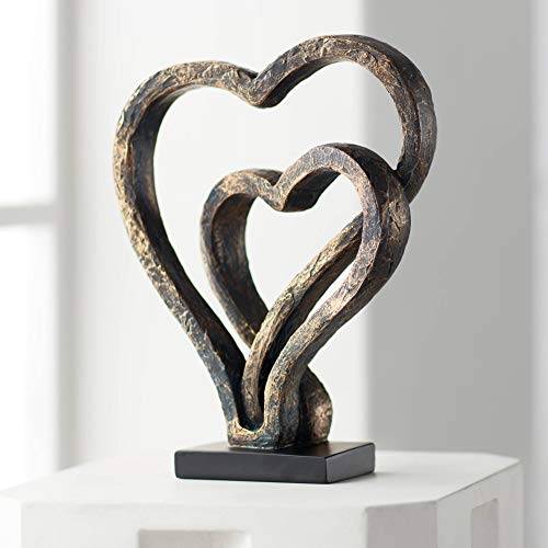 Interlocking Hearts Sculpture
