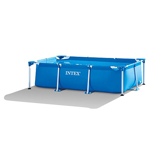 Intex Rectangular Frame Above Ground Backyard Swimming Pool