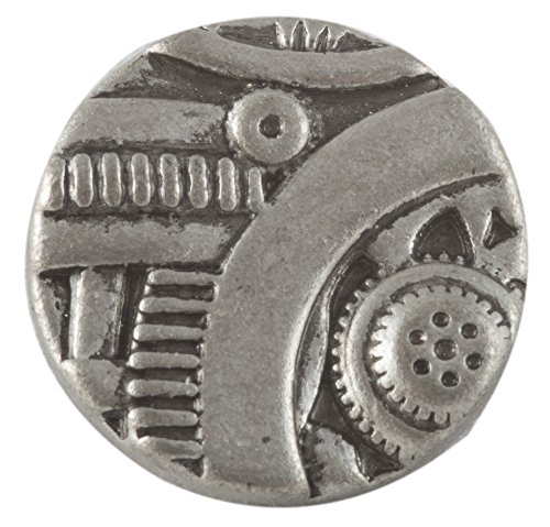 Intricately Designed Steampunk Gadget Button - Perfect Costume Accessory