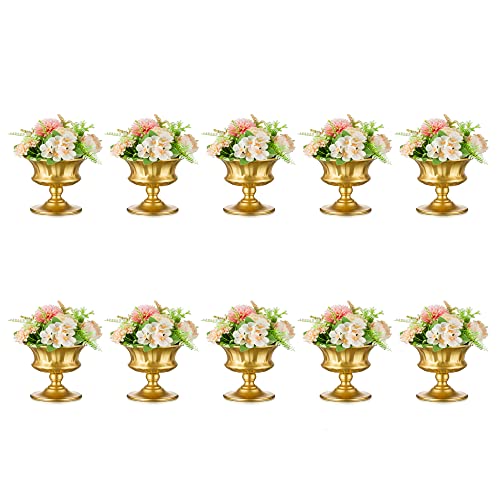 Inweder Small Gold Vases for Centerpieces
