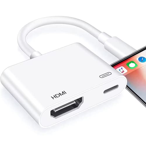 iPhone to HDMI Adapter - Screen Converter with Lightning Charging Port