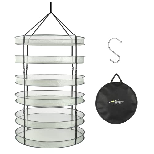 iPower Collapsible Breathable Mesh Herb Drying Rack