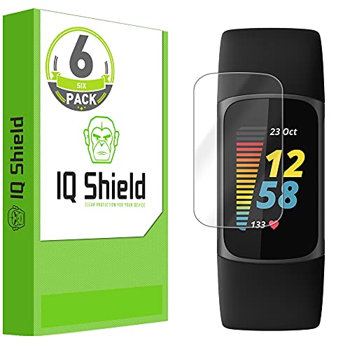IQShield Fitbit Charge 5 Screen Protector (6-Pack)
