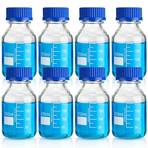 Irenare 8 Pieces Media Storage Bottles