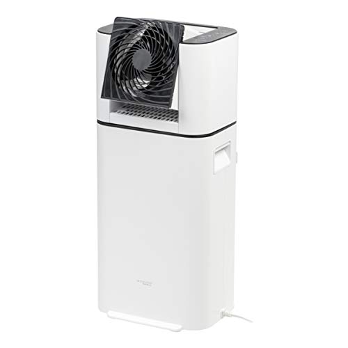 IRIS USA WOOZOO 920 Sq. Ft Dehumidifier with Air Circulator Fan, White