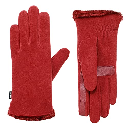 isotoner Stretch Fleece Gloves with Smart Touch Technology