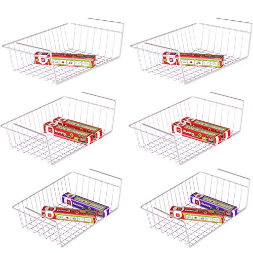 iSPECLE Under Shelf Basket - 6 Pack