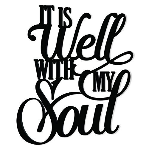 It is Well with My Soul Wood Cutout