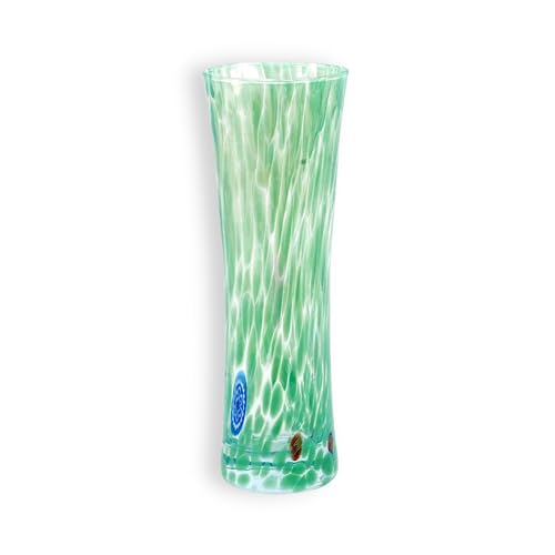 Italian Handcrafted Murano Glass Flower Vase