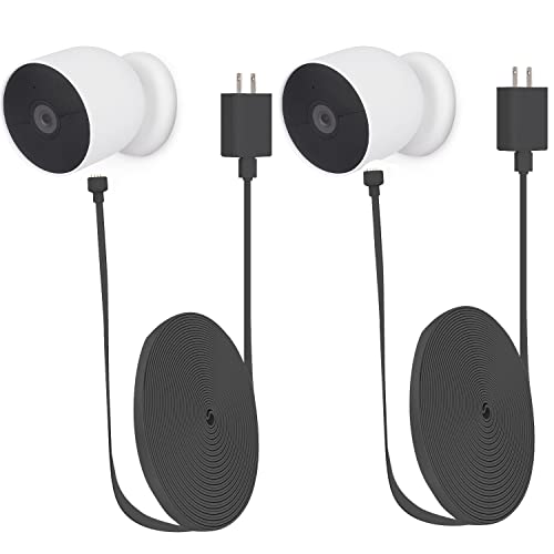 iTODOS Power Cable and Adapter for Google Nest Camera
