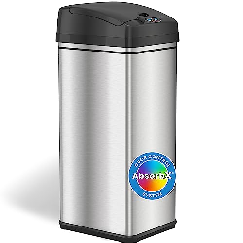 iTouchless 13 Gallon Automatic Trash Can