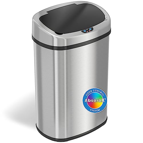 iTouchless 13 Gallon SensorCan Trash Can