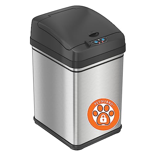 iTouchless 8 Gallon Pet-Proof Sensor Trash Can