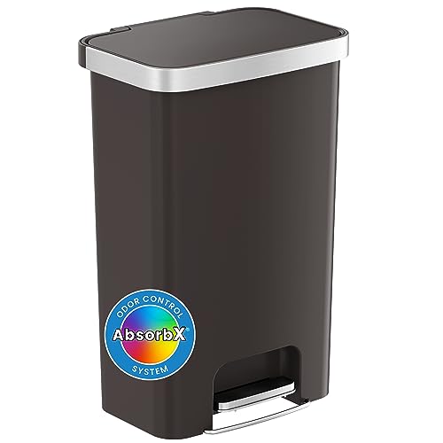 iTouchless SoftStep 13.2 Gallon Step Pedal Trash Can