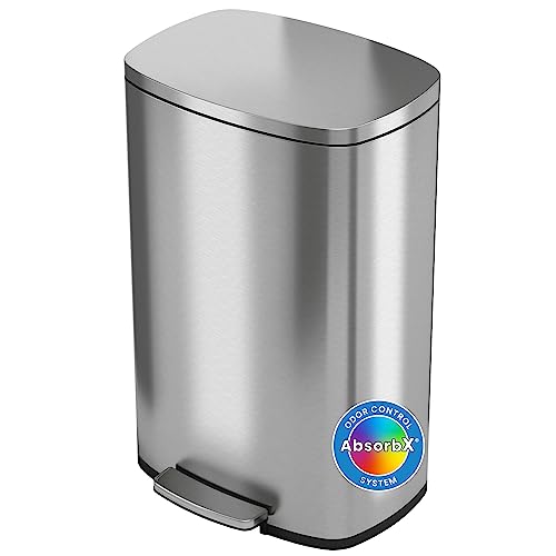 iTouchless SoftStep 13.2 Gallon Step Trash Can
