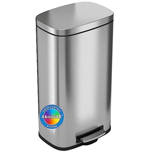 iTouchless SoftStep 8 Gallon Trash Can